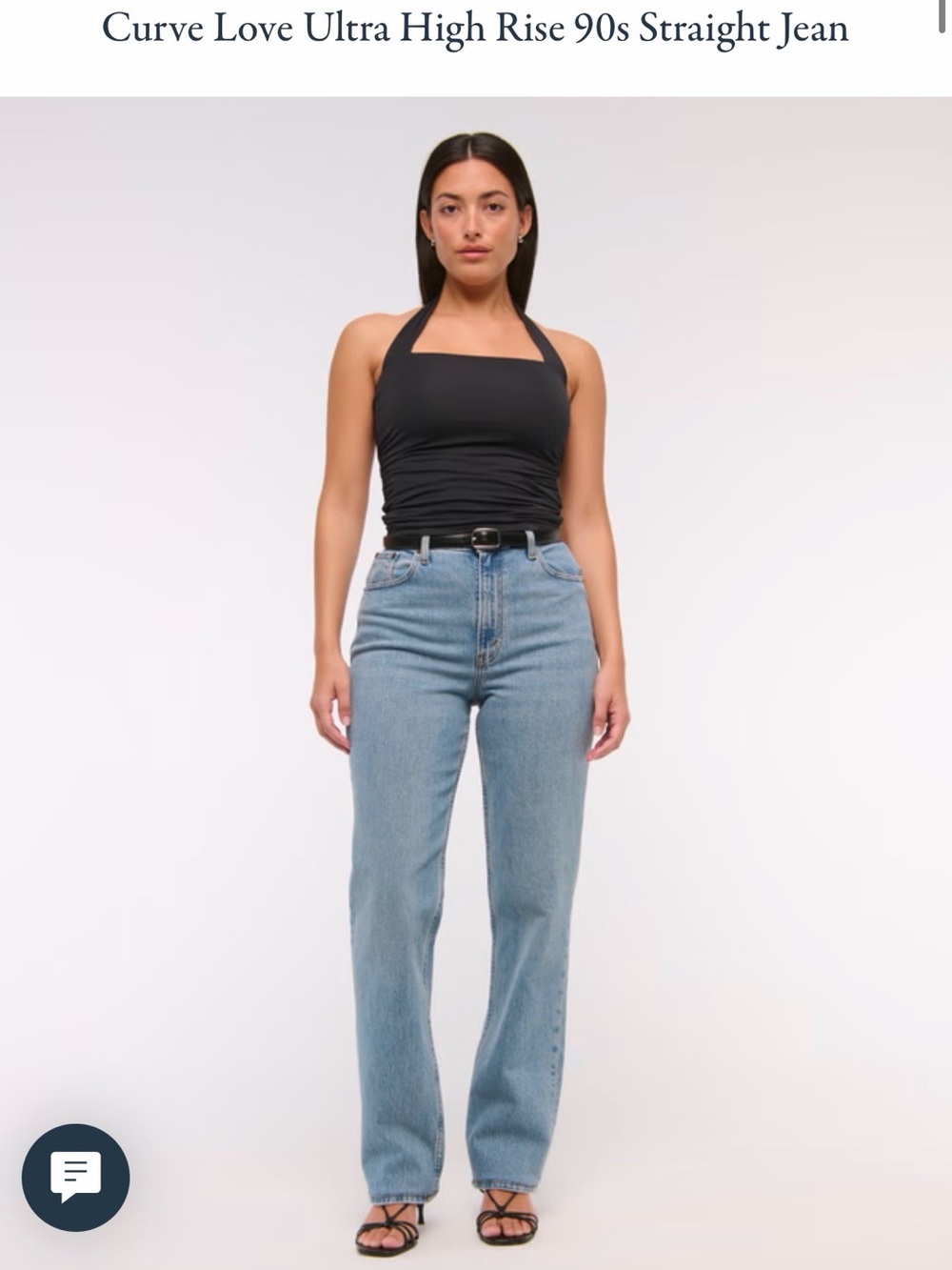 Abercrombie ultra high rise 90s jeans